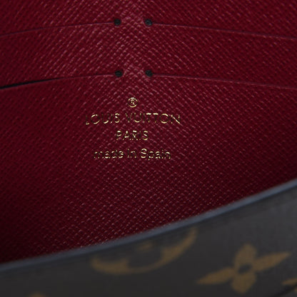 Louis Vuitton Monogram Jeanne Wallet Fuchsia 8 of 9