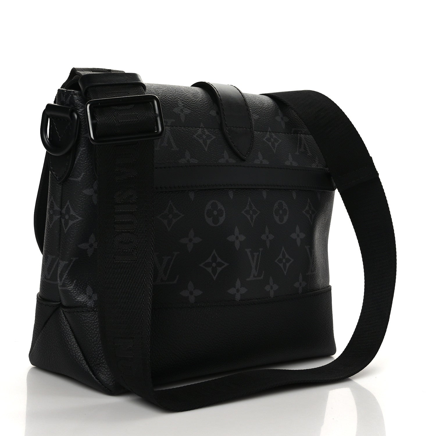 Louis Vuitton Monogram Eclipse Saumur Messenger NV Black 2 of 7