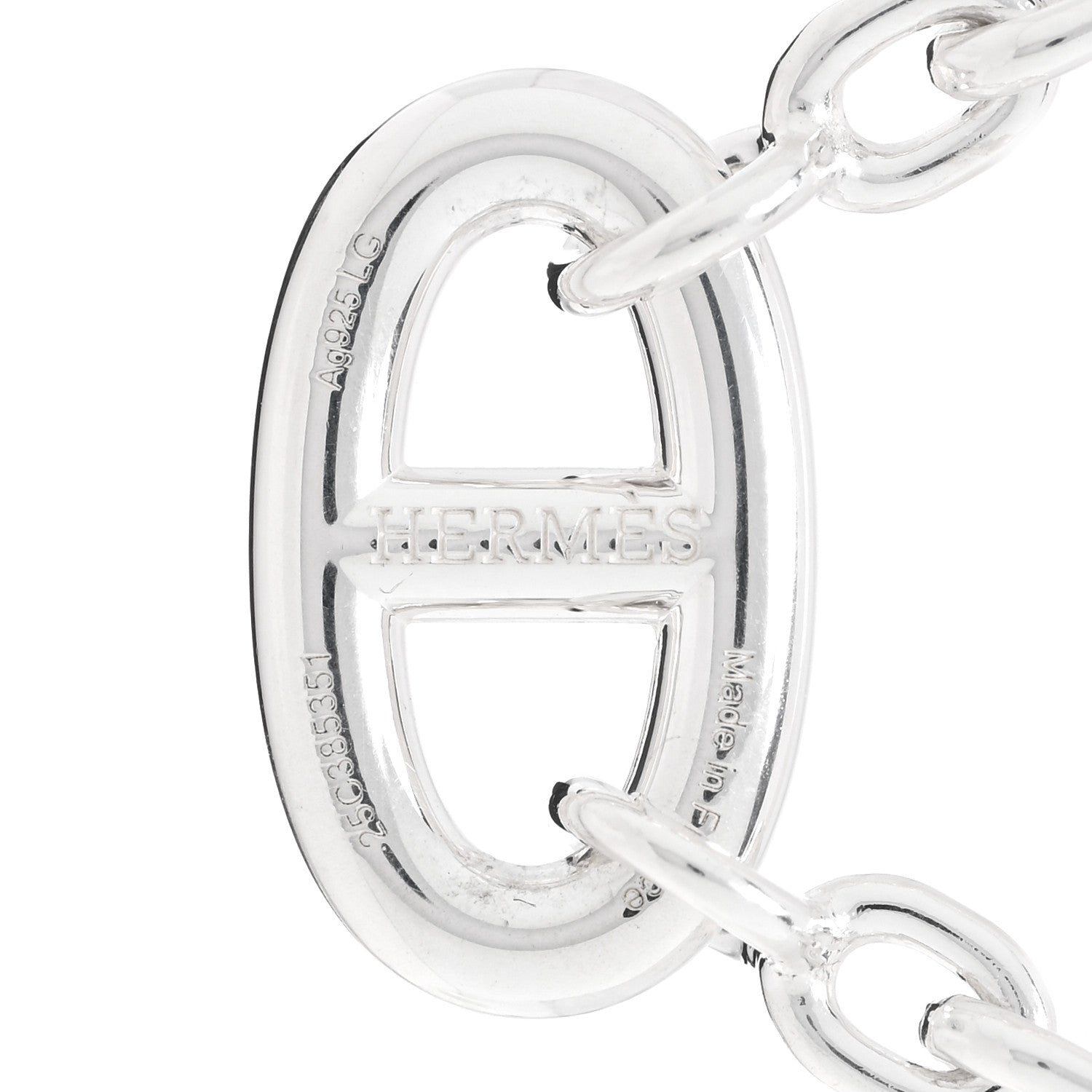 Hermes Sterling Silver Farandole Bracelet 3 of 4