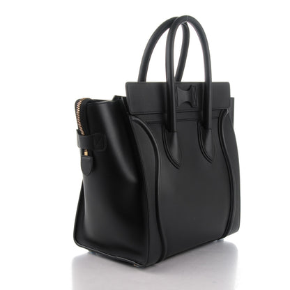 Celine Smooth Calfskin Mini Luggage Black 3 of 7