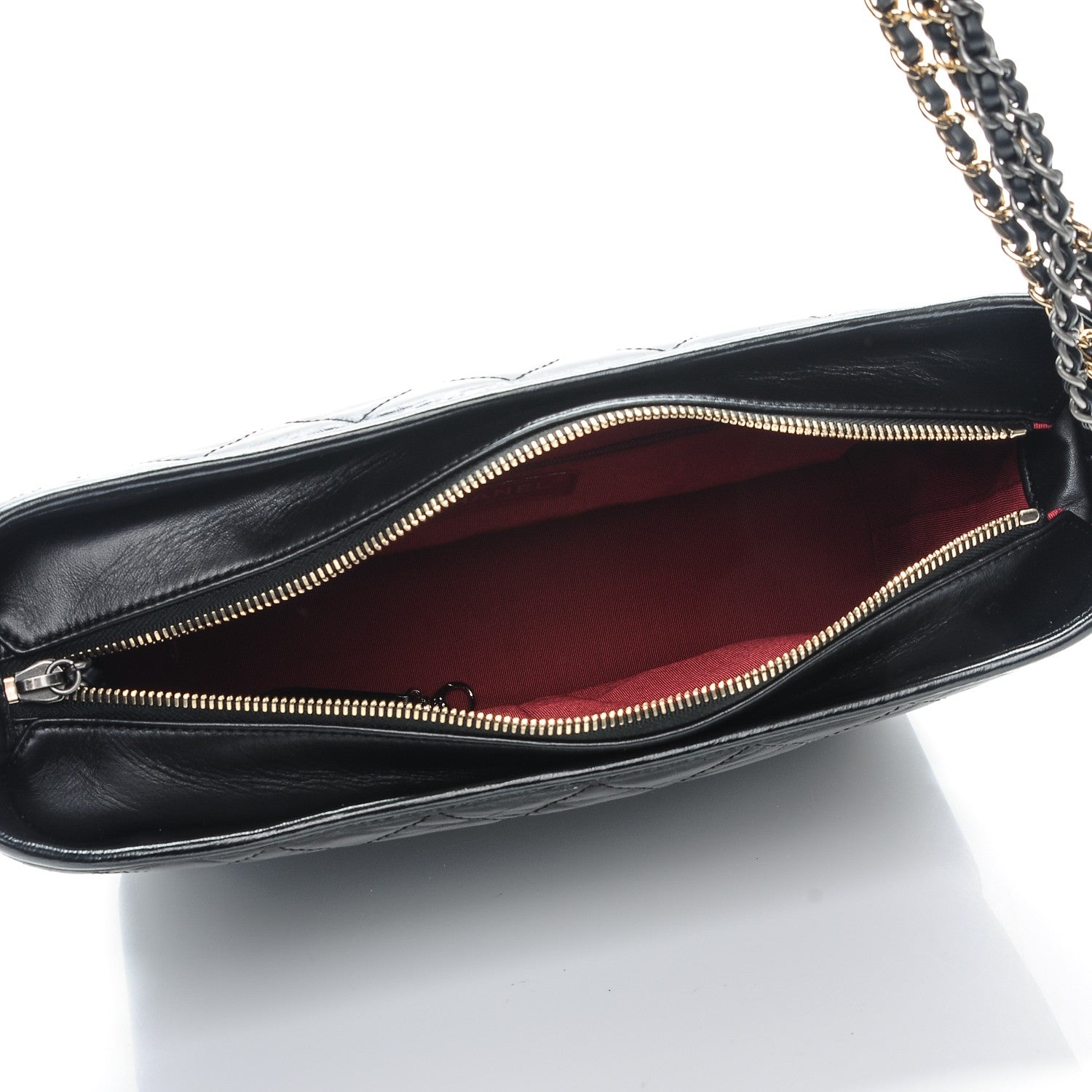 Chanel Aged Calfskin Quilted Medium Gabrielle Hobo Black 5 of 8