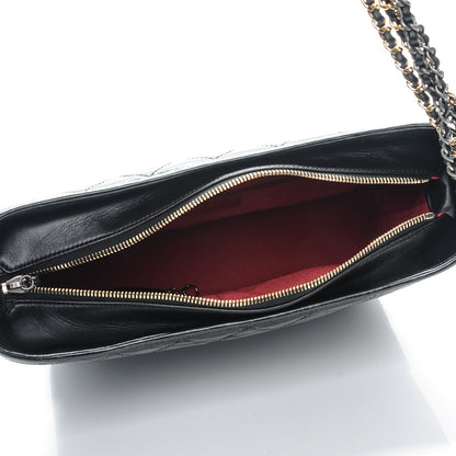 Chanel Aged Calfskin Quilted Medium Gabrielle Hobo Black 5 of 8