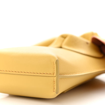Loewe Calfskin Bunny Pouch Crossbody Bag Mustard 10 of 10