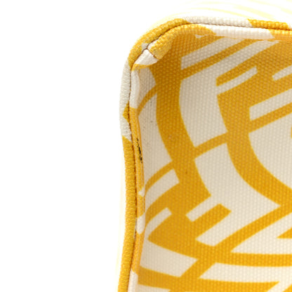 Fendi X SARAH COLEMAN Glazed Canvas Vitello King FF Vertigo Shopping Tote Bag Mimosa White 13 of 20