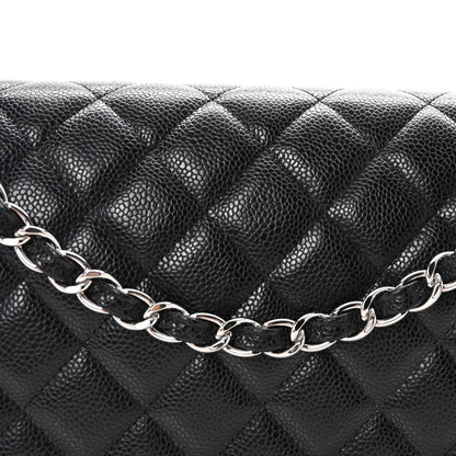 Chanel Caviar Quilted Maxi Double Flap Black 7 of 9
