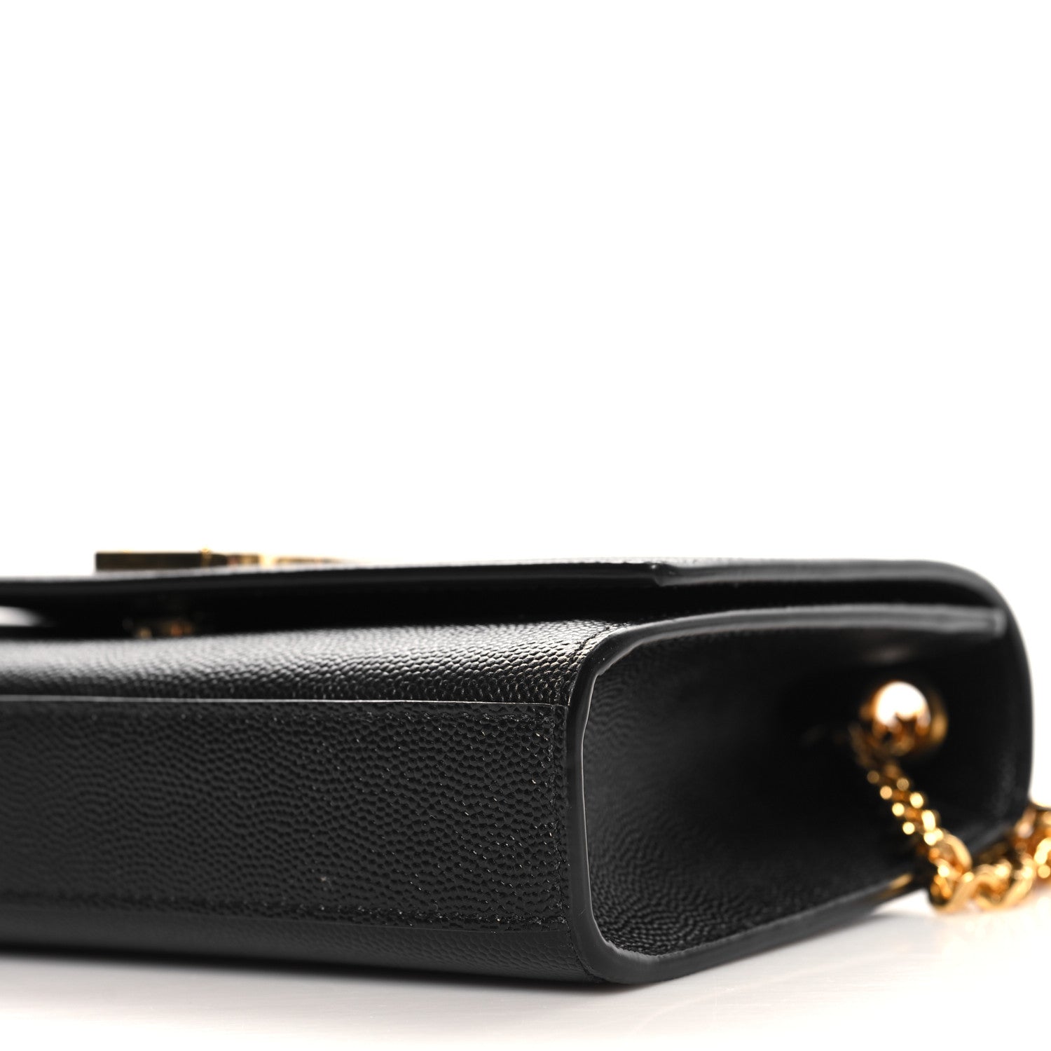 Saint Laurent Grain De Poudre Small Monogram Kate Satchel Black 9 of 10