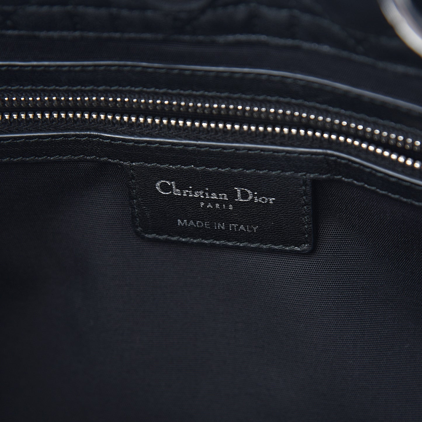 Lambskin Cannage Large Dior Soft Shopping Tote Black
