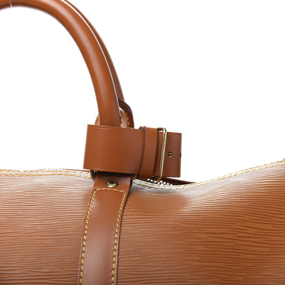 Louis Vuitton Epi Keepall 50 Cipango 10 of 14