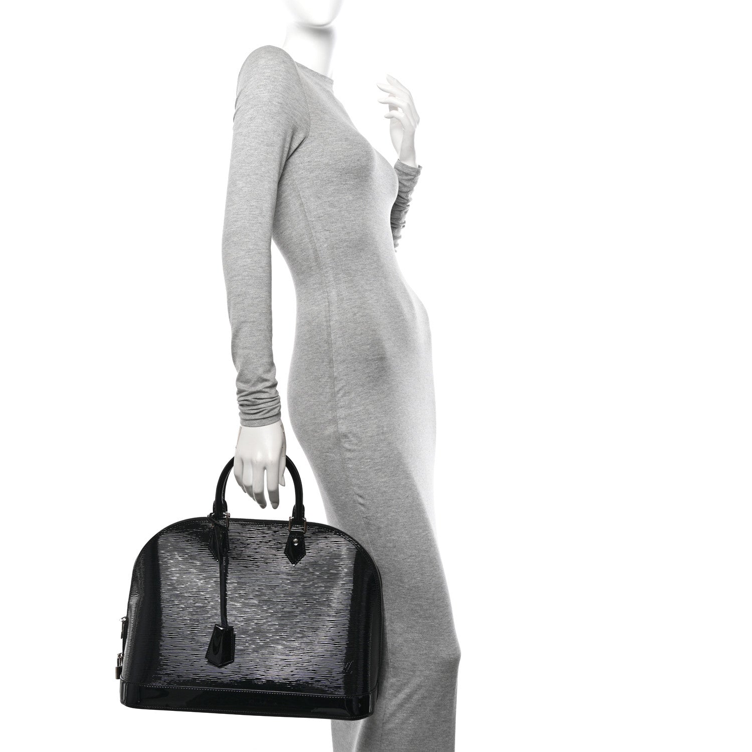 Louis Vuitton Electric Epi Alma MM Black 2 of 10