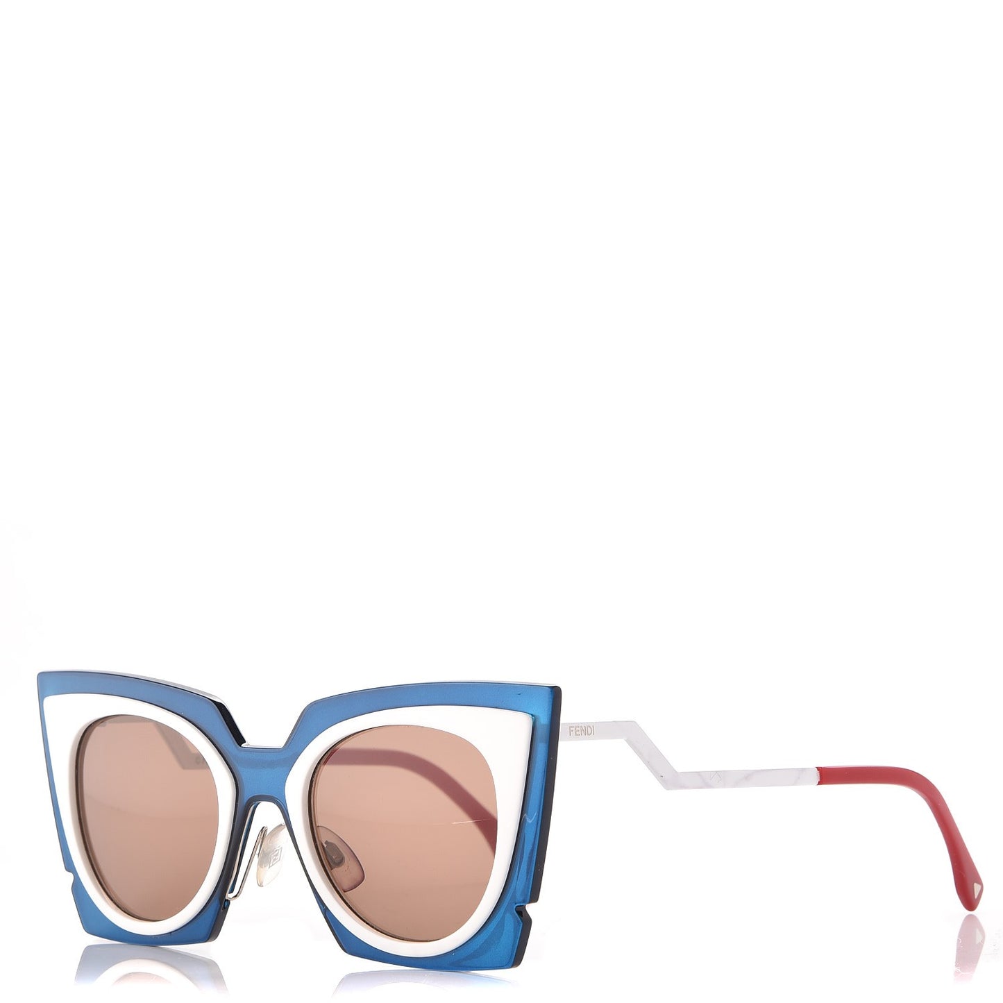Cat Eye Orchidea Sunglasses FF 0117/S Blue White