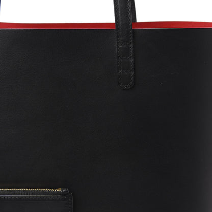 Mansur Gavriel Calfskin Large Shopping Tote Black Flamma 9 of 11