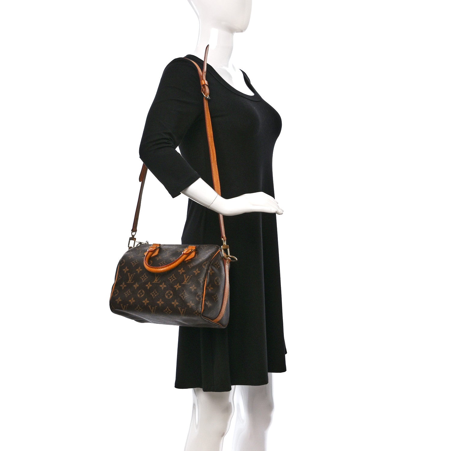 Louis Vuitton Monogram Speedy Bandouliere 25 3 of 11