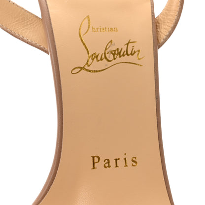 Christian Louboutin Nappa Loubi Queen Alta 150 Platform Sandals 39.5 Blush 8 of 8