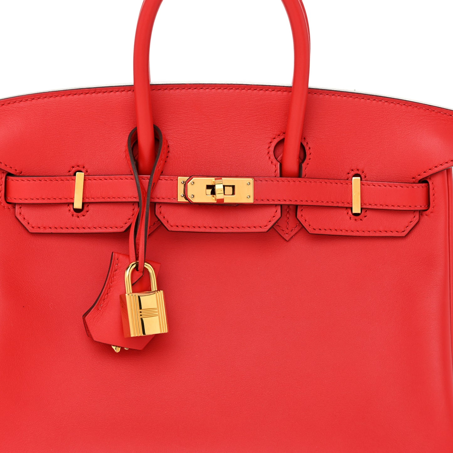 Swift Birkin 25 Rouge De Coeur