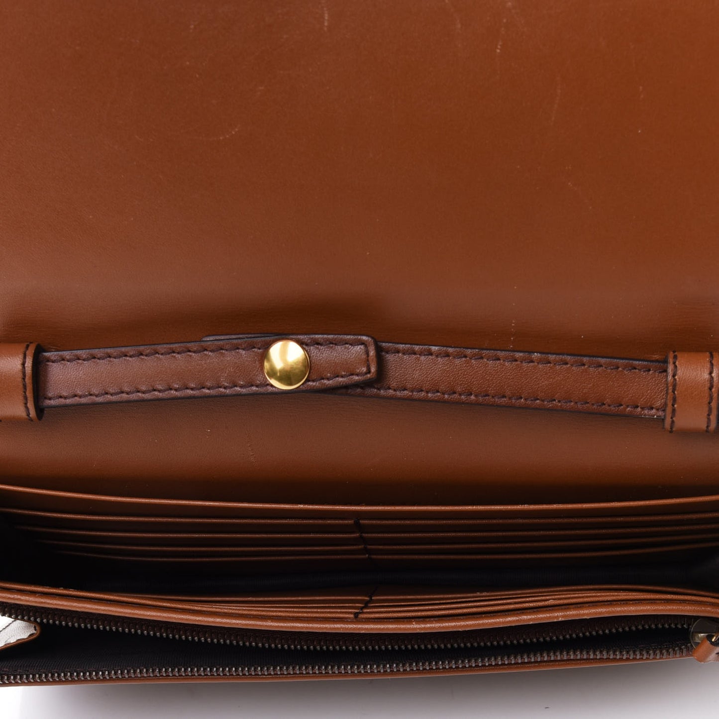 Monogram Lady Web Convertible Wallet Beige Cuir