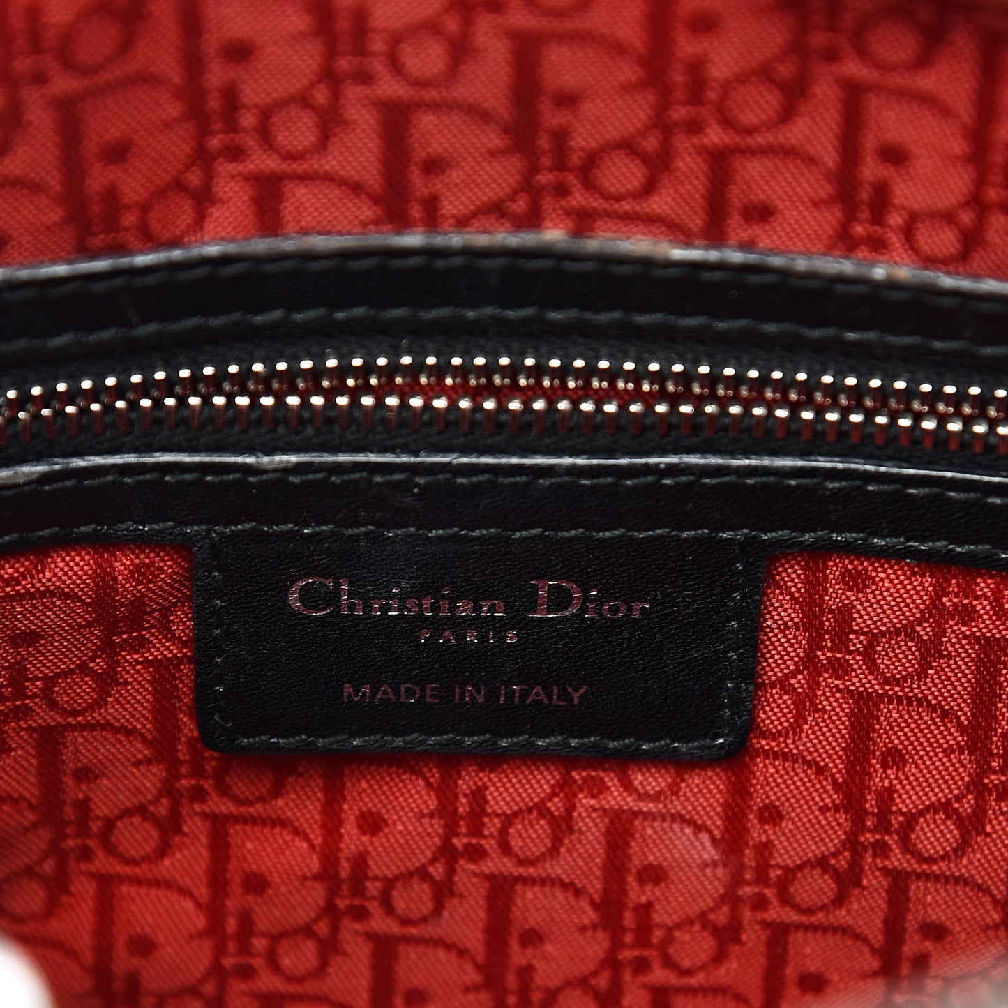 Lambskin Cannage Large Lady Dior Black