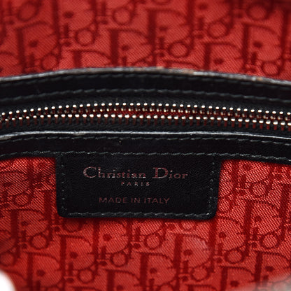 Christian Dior Lambskin Cannage Large Lady Dior Black 6 of 17