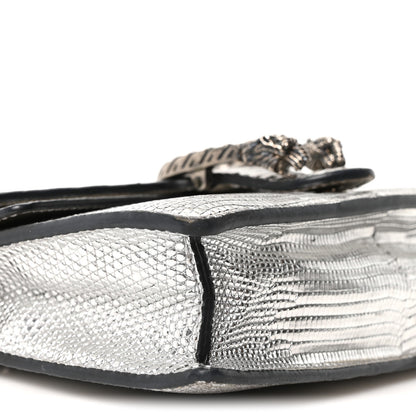 Gucci Lizard Super Mini Dionysus Bag  Silver 7 of 8