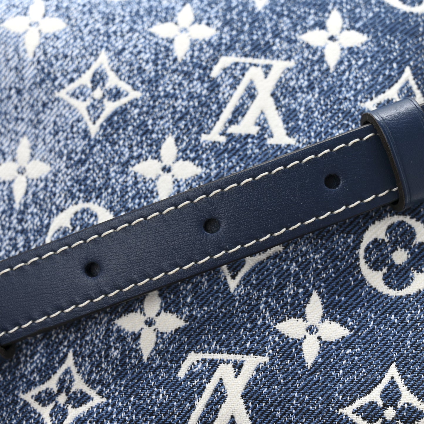 Monogram Jacquard Denim Speedy Bandouliere 25 Bleu