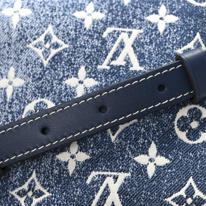 Louis Vuitton Monogram Jacquard Denim Speedy Bandouliere 25 Bleu 11 of 13