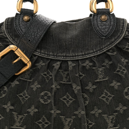 Louis Vuitton Denim Neo Cabby MM Black 8 of 14