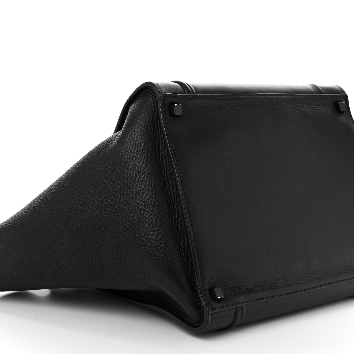 Supple Calfskin Medium Phantom Luggage Black