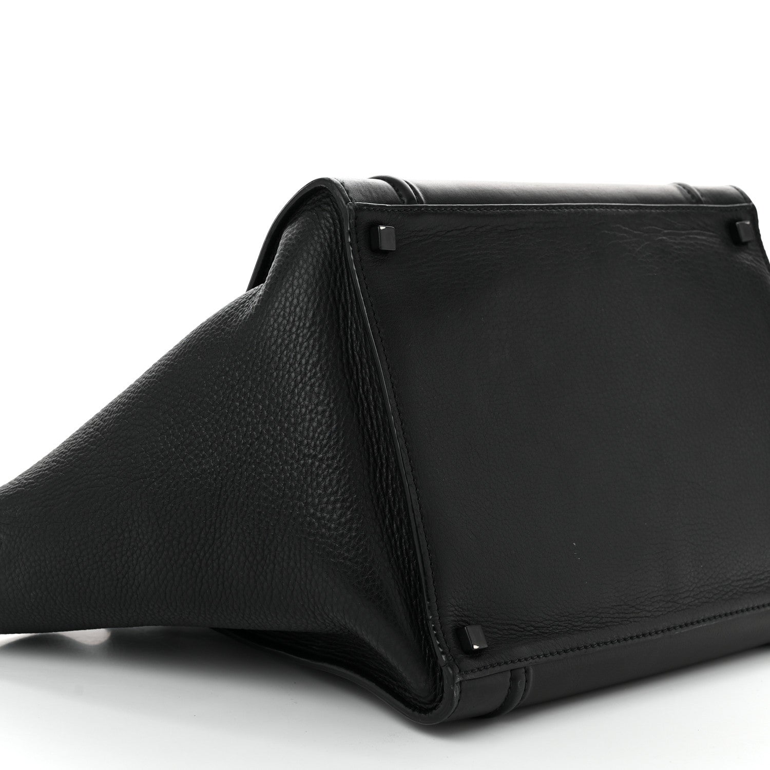 Celine Supple Calfskin Medium Phantom Luggage Black 10 of 14