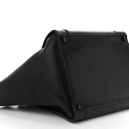 Celine Supple Calfskin Medium Phantom Luggage Black 10 of 14