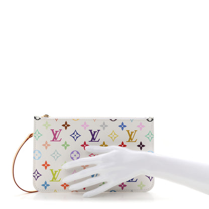 Louis Vuitton LV X TM Monogram Multicolor Neverfull Pochette White 2 of 6