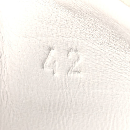 Hermes Mesh Suede Goatskin Mens Bouncing Sneakers 42 White 6 of 9
