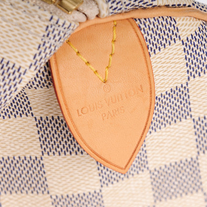 Louis Vuitton Damier Azur Speedy 30 8 of 8