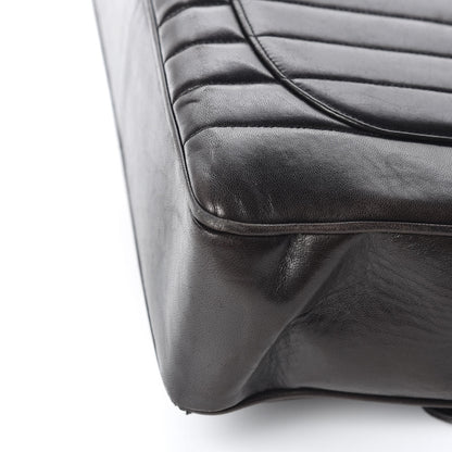 Chanel Lambskin Vertical Quilt Jumbo Flap Black 16 of 17