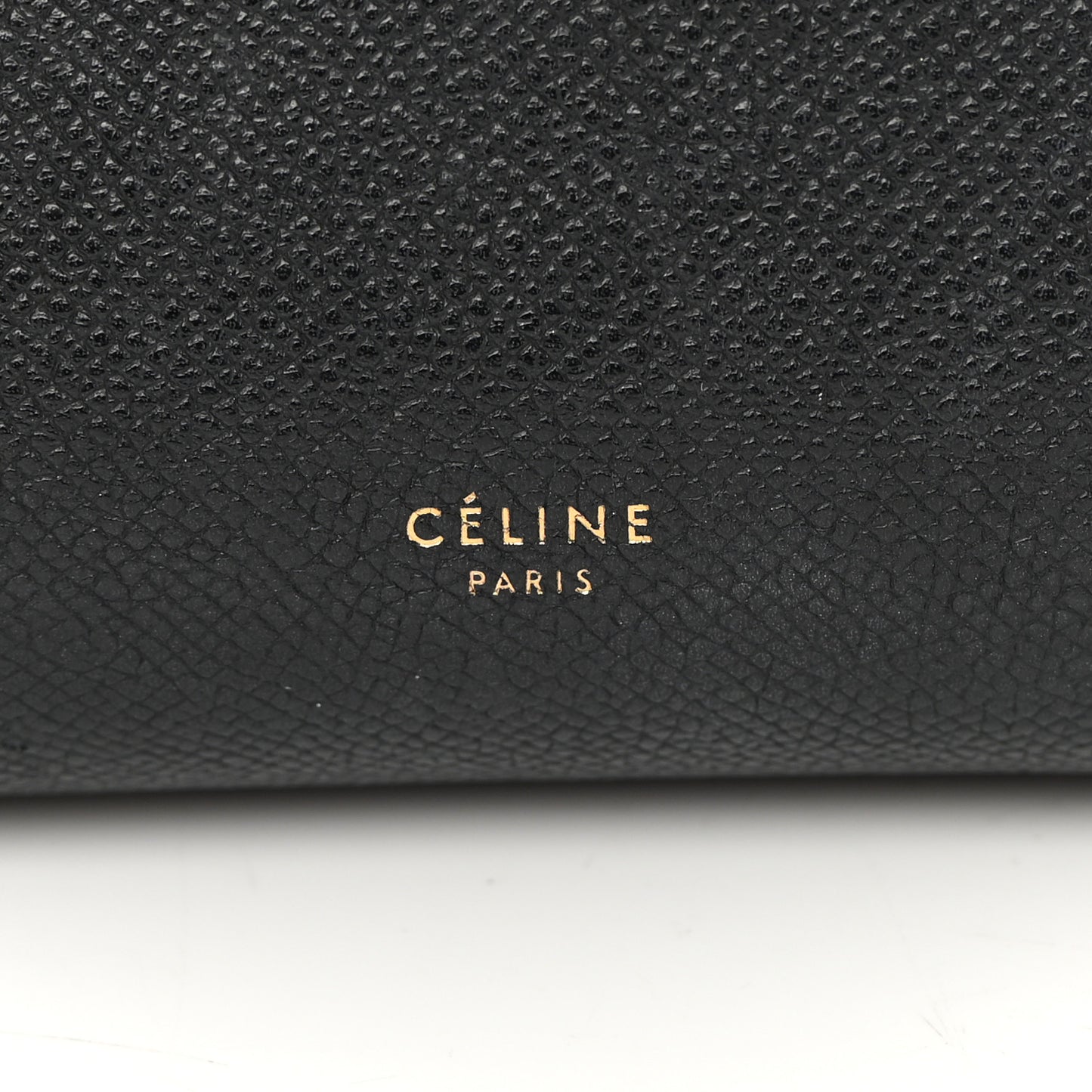 Grained Calfskin Mini Belt Bag Black