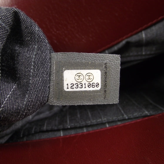 Lambskin Large In and Out Tote Red