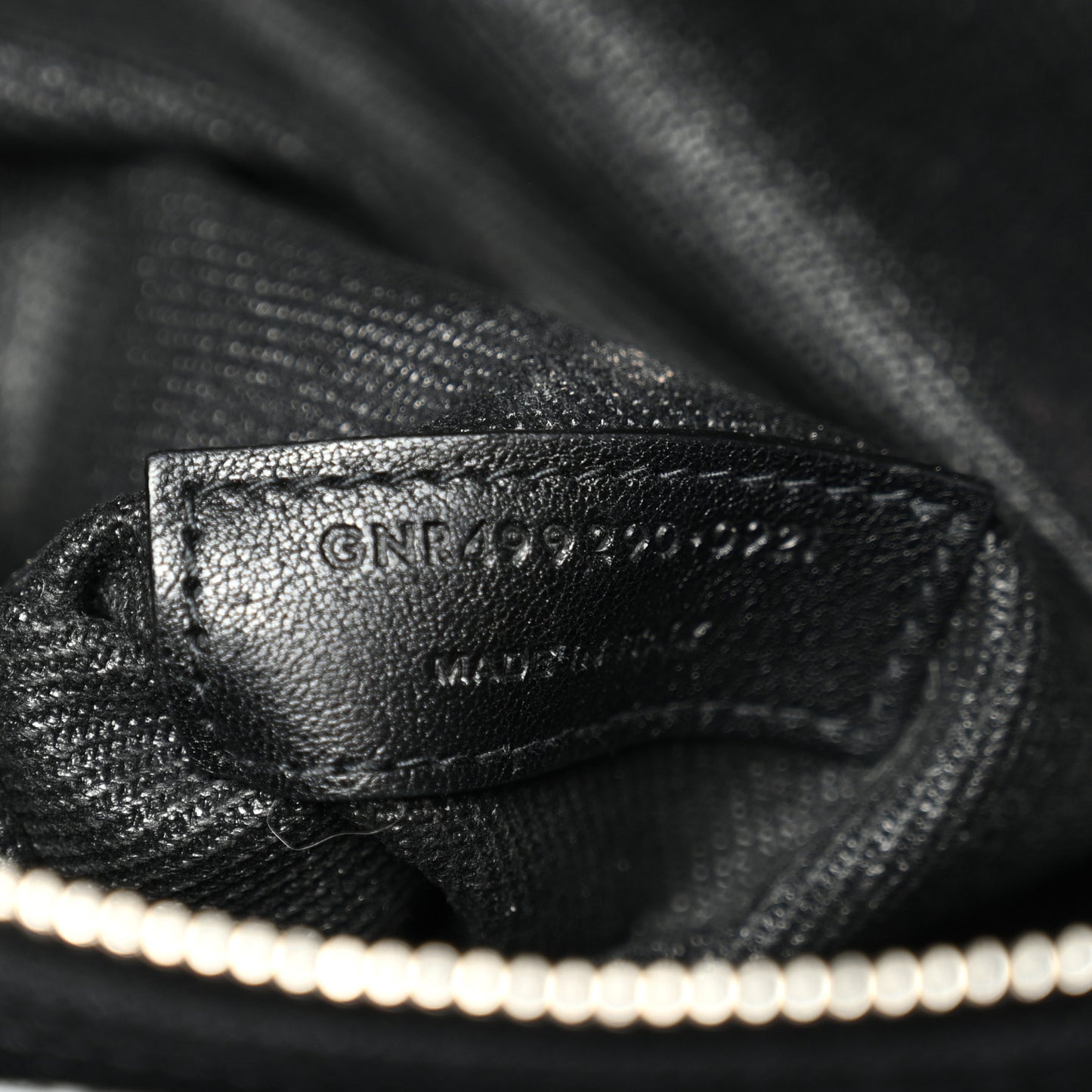 Linen Calfskin Rive Gauche Tote Black