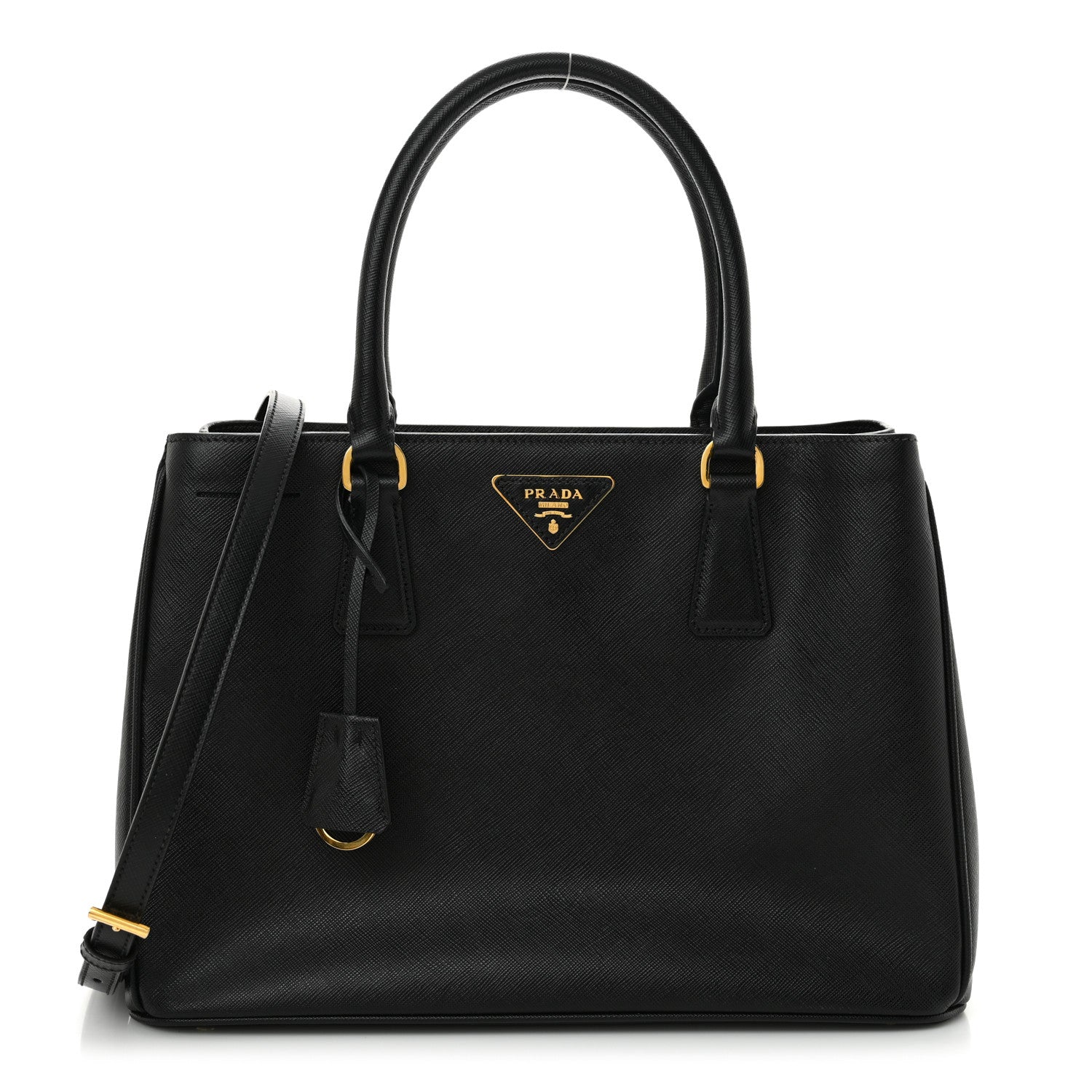 Prada Saffiano Lux Medium Tote Black 1 of 13