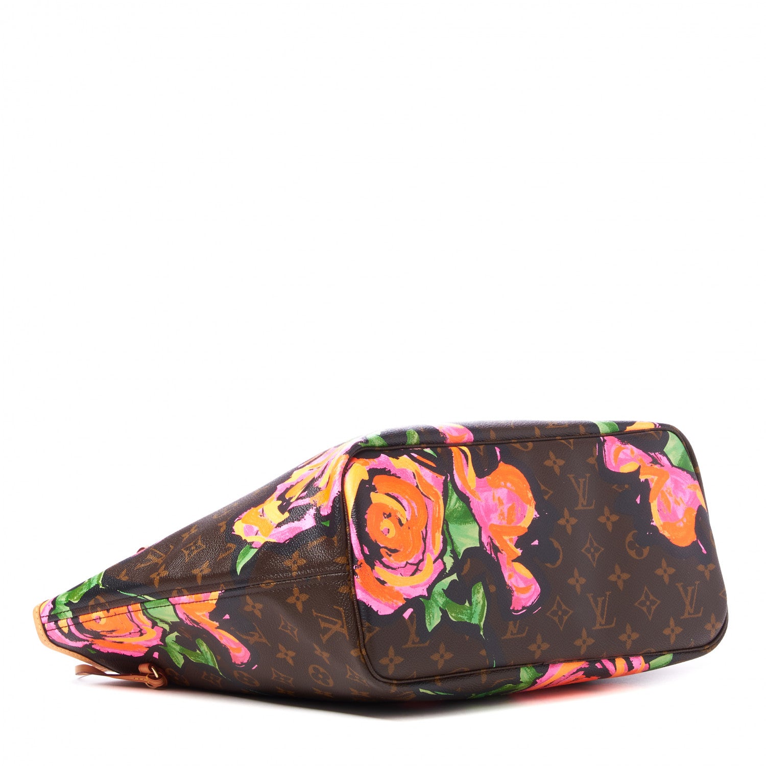Louis Vuitton Monogram Roses Neverfull MM 3 of 8