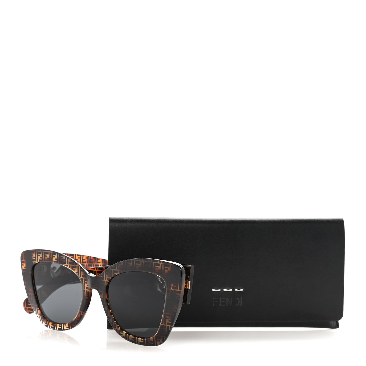 Acetate F is Fendi FF 51mm Cat Eye Sunglasses 0327/S Tortoise Camouflage