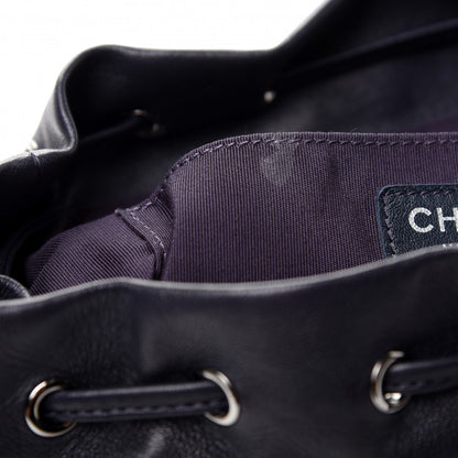 Chanel Lambskin Quilted Large Urban Spirit Backpack Navy 9 of 9