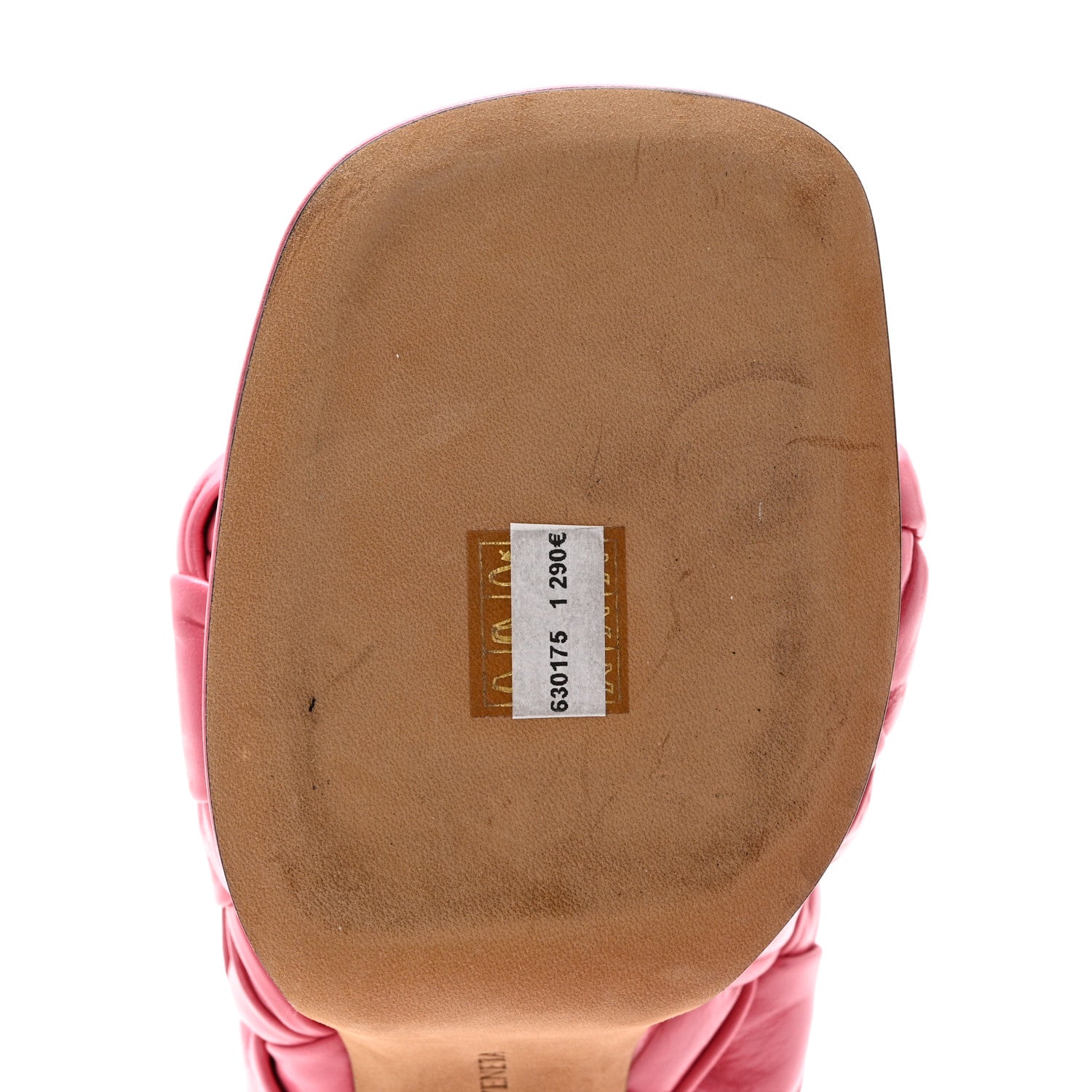 Bottega Veneta Nappa Intreccio The Board Platform Mule Sandals 39 Pink 9 of 12