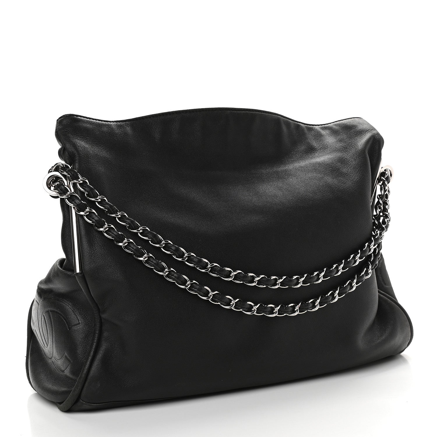 Chanel Lambskin Large Ultimate Soft Tote Black 3 of 13