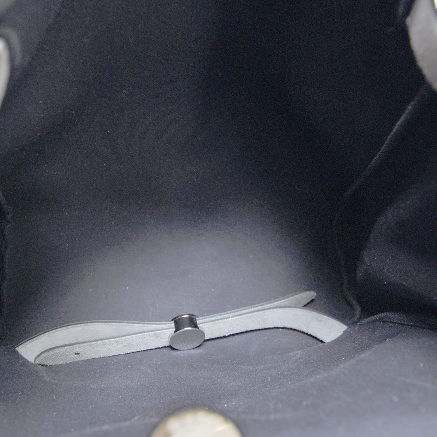 Hermes Toile Herbag PM Navy Bleu 8 of 11