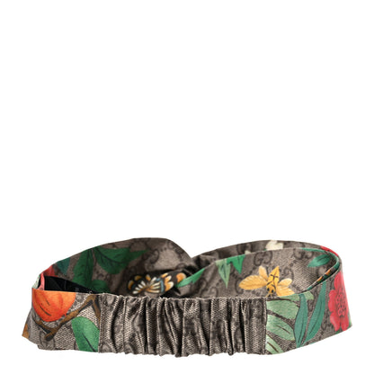 Gucci Silk Monogram Tian Print Tiana Duchesse Headband 2 of 5