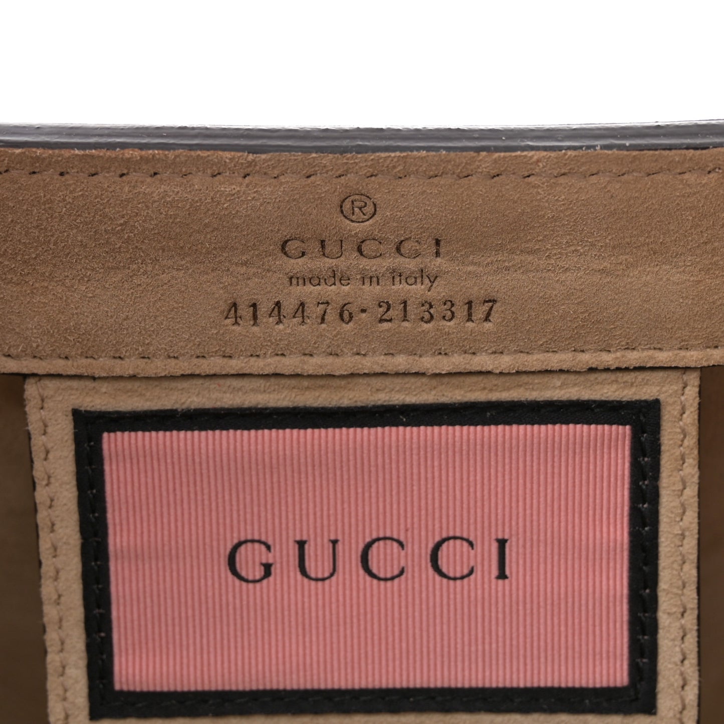 Calfskin GucciGhost Real Medium XL Tote Hibiscus Red