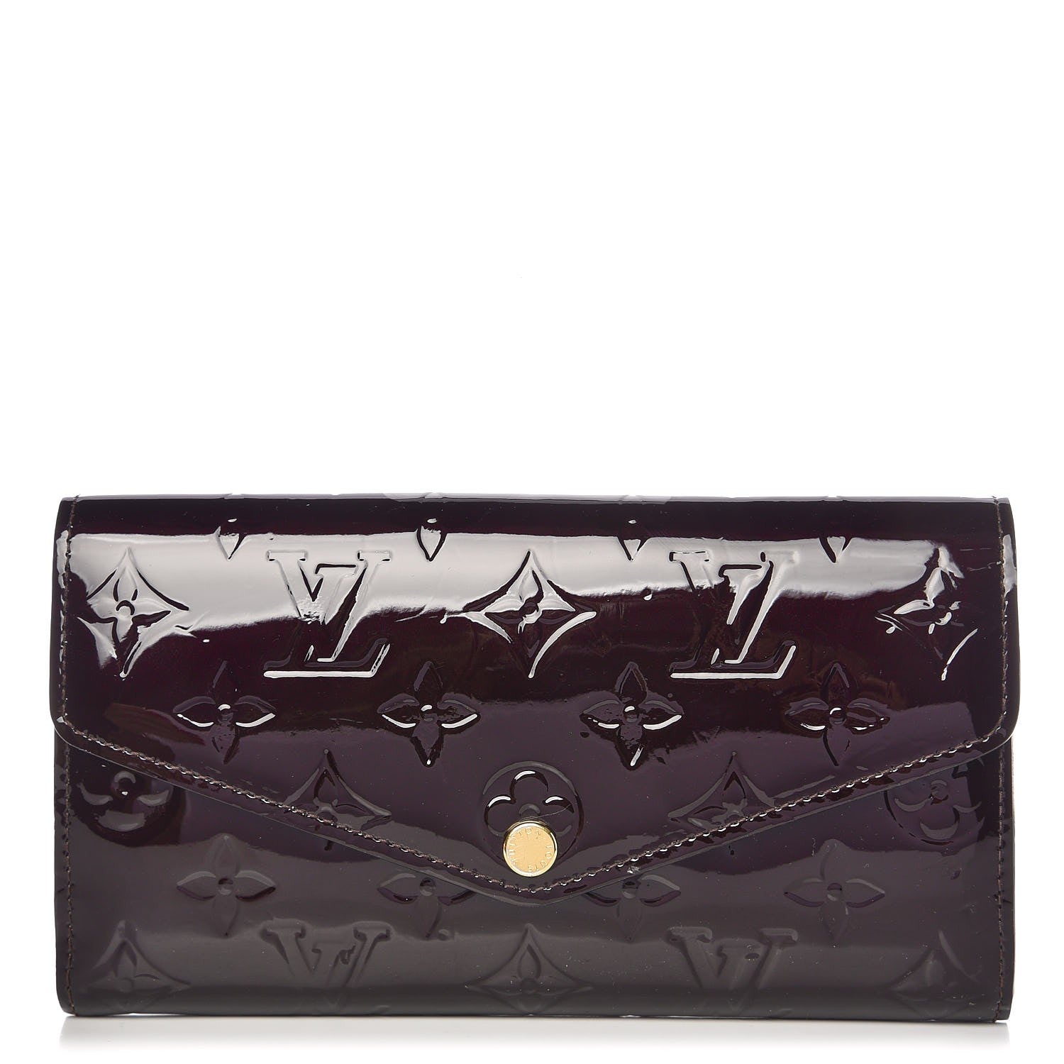 Louis Vuitton Vernis Sarah Wallet NM Amarante 1 of 8