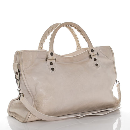 Balenciaga Chevre Classic Hardware City White 3 of 7