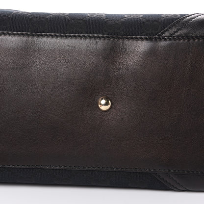 Gucci Monogram Large New Britt Tote Black 10 of 15