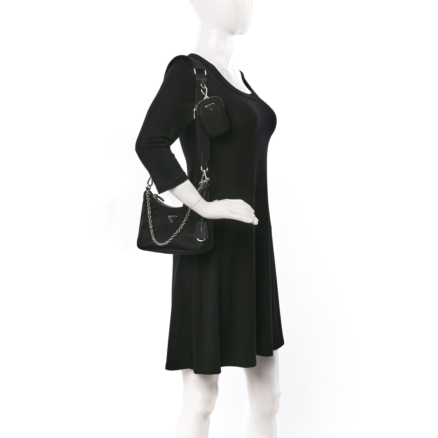 Nylon Re-Edition 2005 Shoulder Bag Black