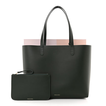 Mansur Gavriel Calfskin Large Shopping Tote Moss 13 of 13