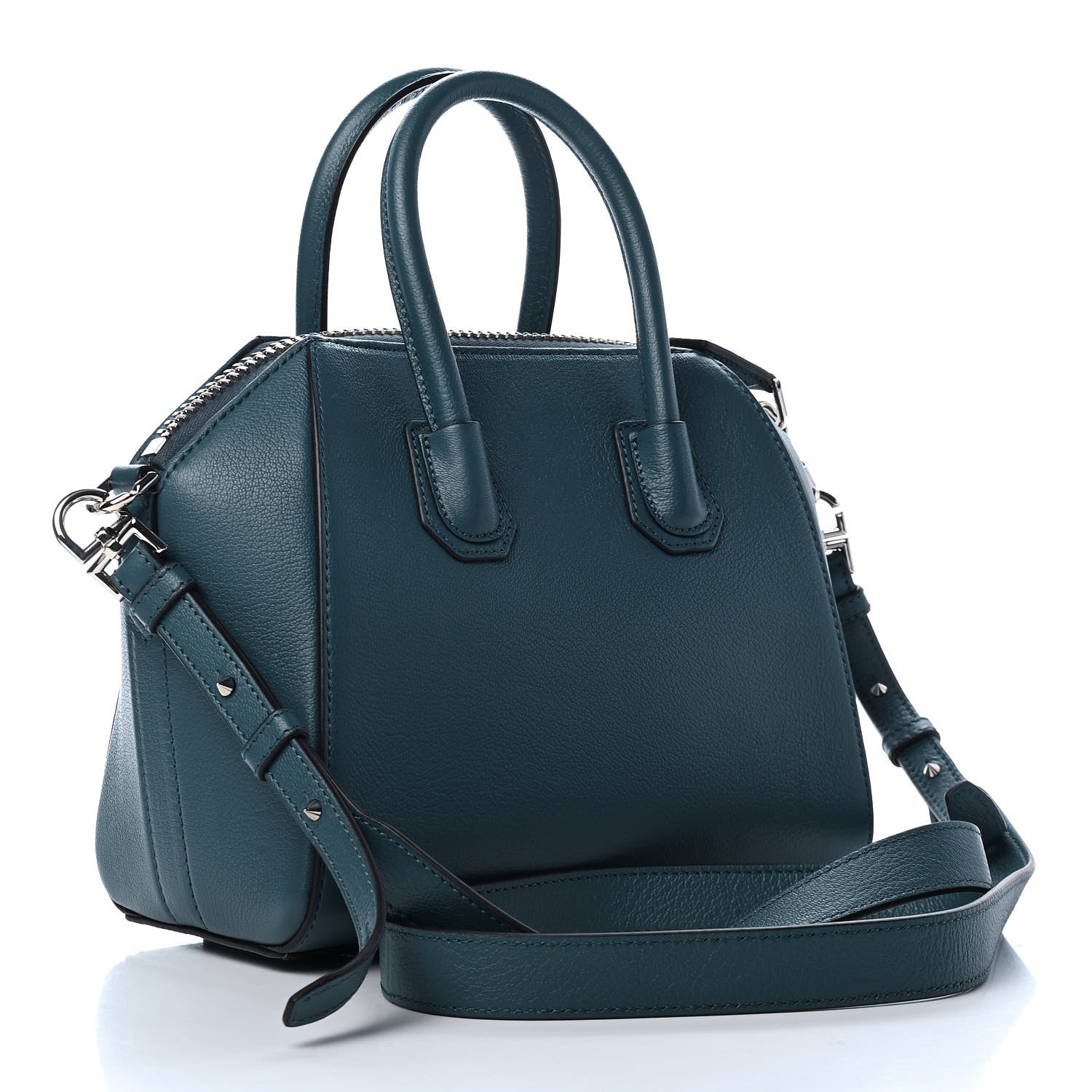 Givenchy Sugar Goatskin Mini Antigona Oil Blue 2 of 5